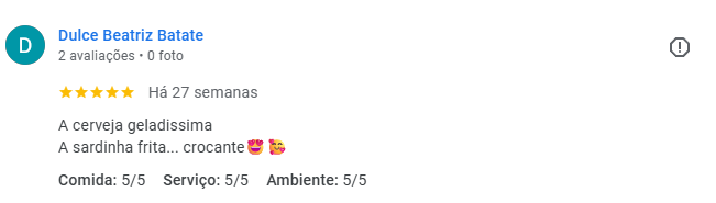 Avaliação Google Vinnacretys