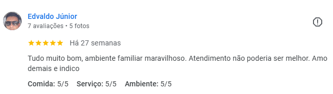 Avaliação Google Vinnacretys